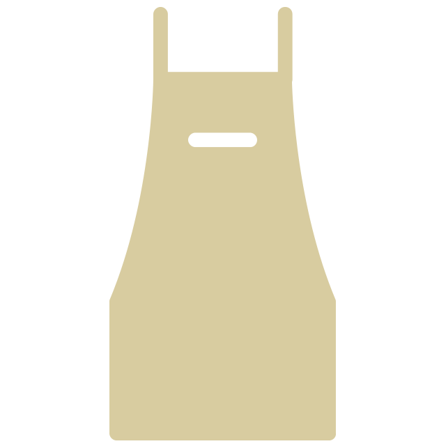 chef apron green icon