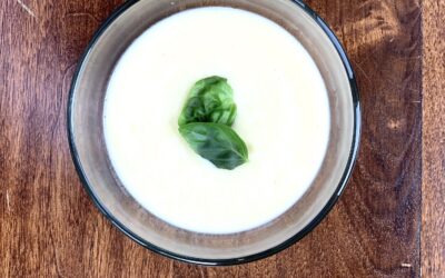 Cold Zucchini and Cauliflower Soup