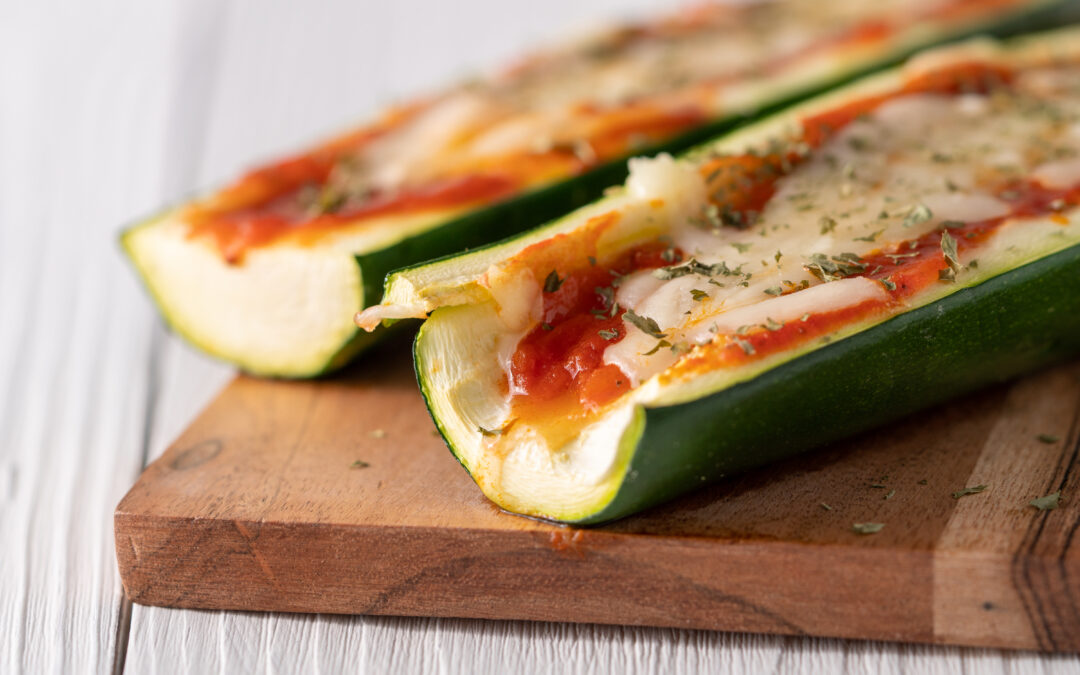 Zucchini Pizza Boats