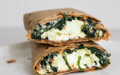 Egg White Spinach Wraps