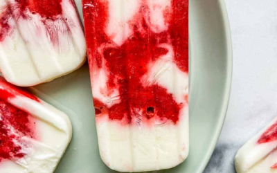 Strawberry Yogurt Pops