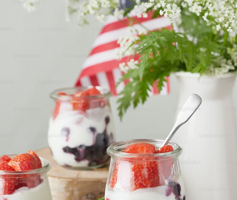 Fresh Berries With Homemade Cream