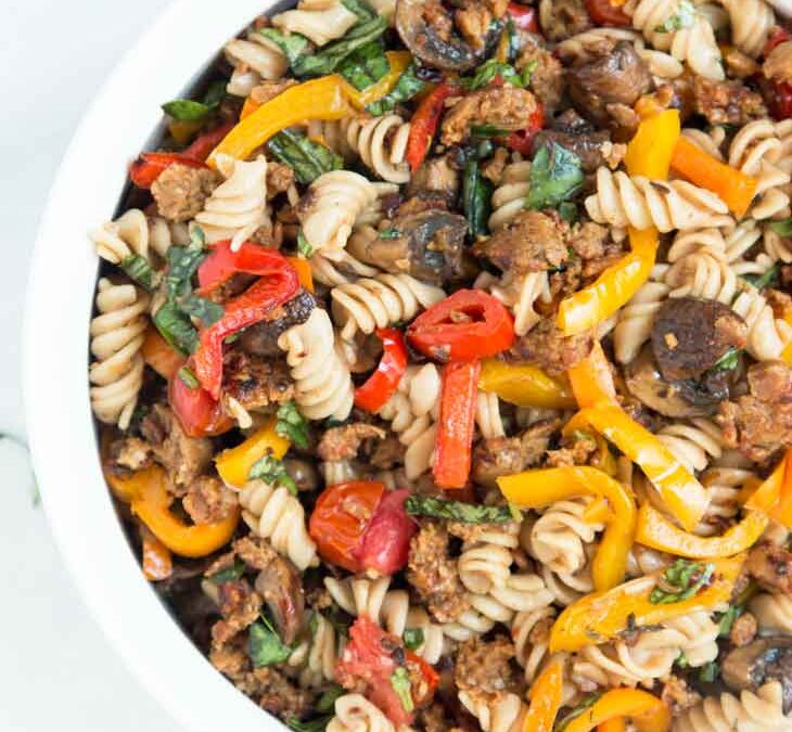 Chicken Sausage & Pepper Pasta