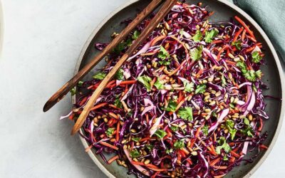 Cabbage Slaw With Sunflower Seeds