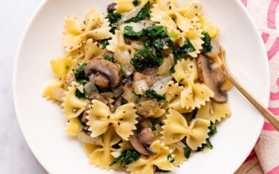 Spinach Mushroom Pasta