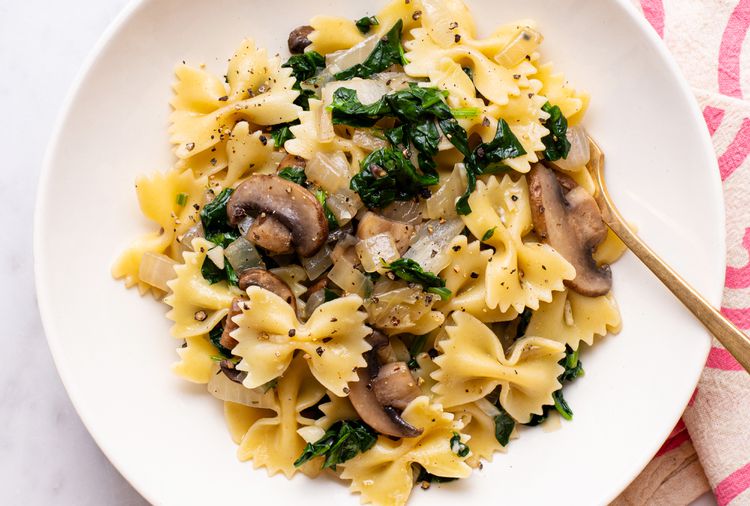 Spinach Mushroom Pasta