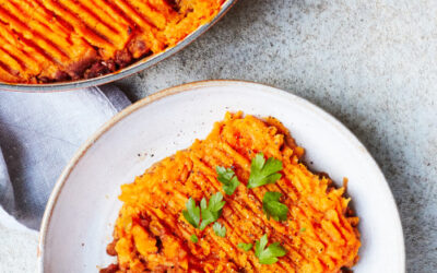 Sweet Potato Lentil Pie