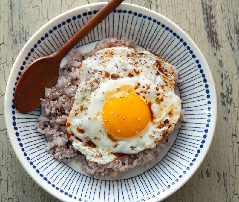 Korean-Inspired Egg Rice