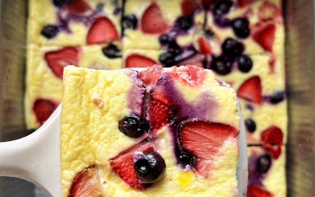 Yogurt Berry Bake