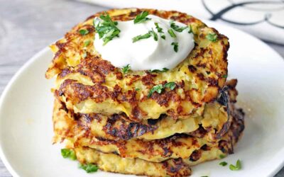 Yellow Squash & Corn Latkes