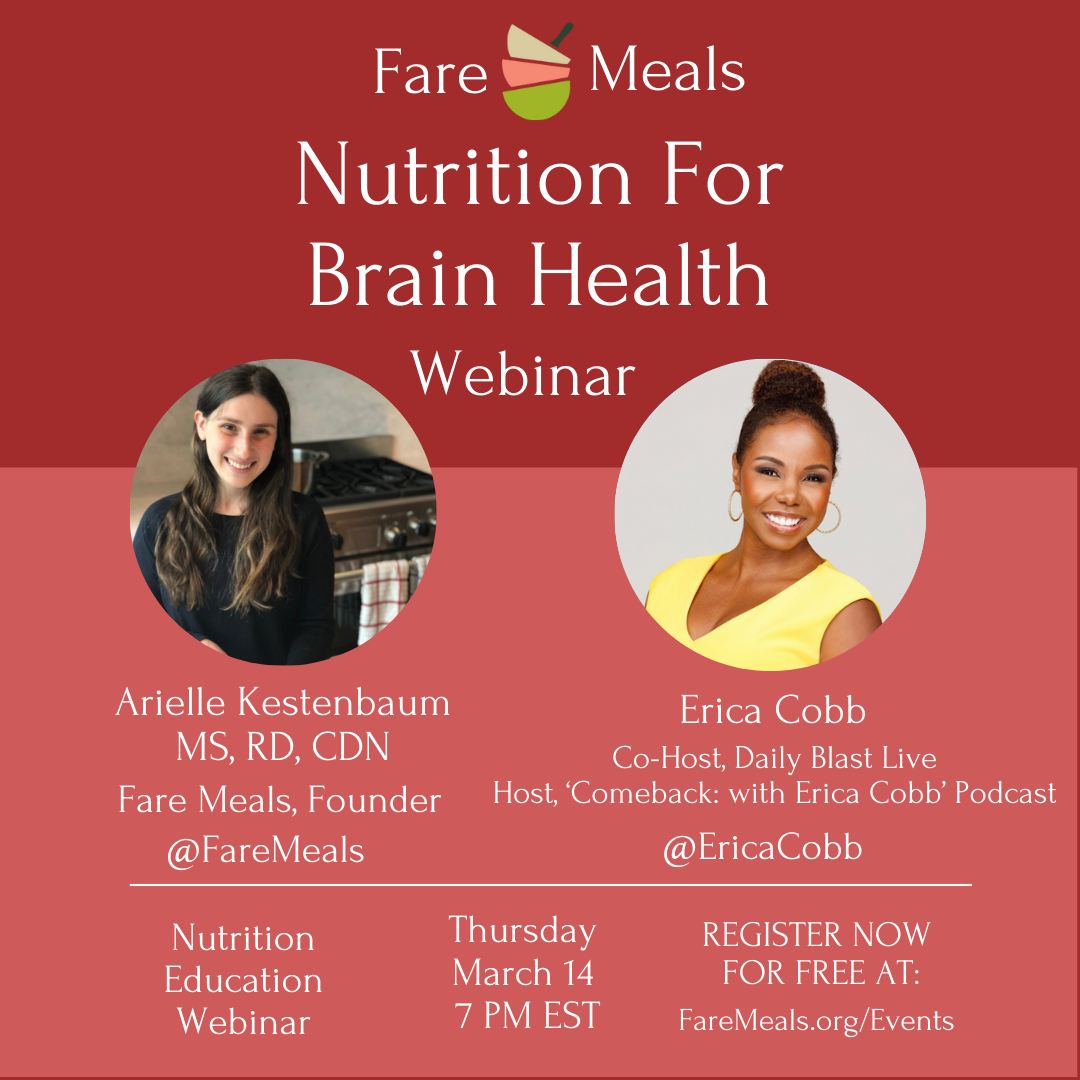 Nutrition For Brain Health Webinar