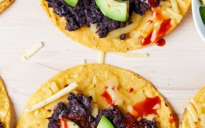 Black Bean Tostadas