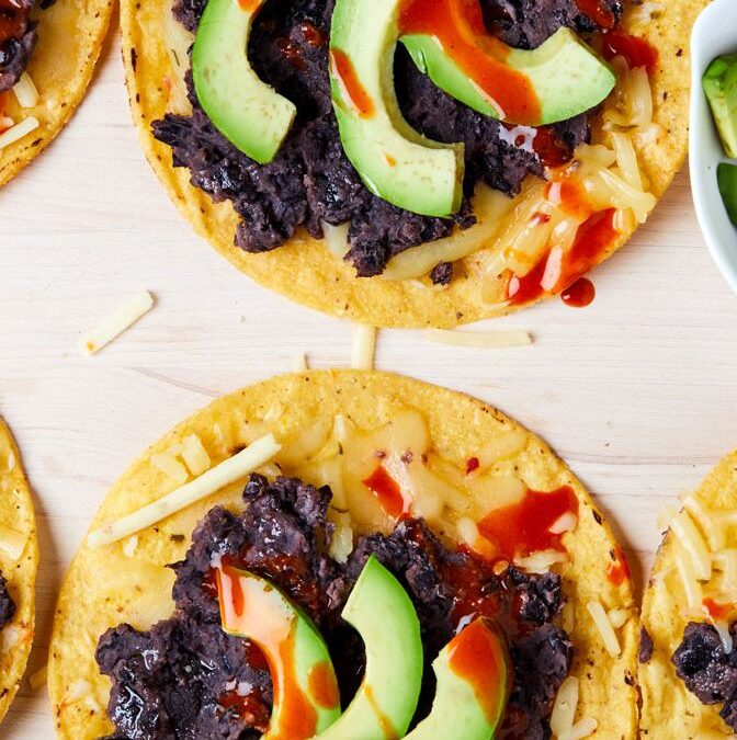 Black Bean Tostadas