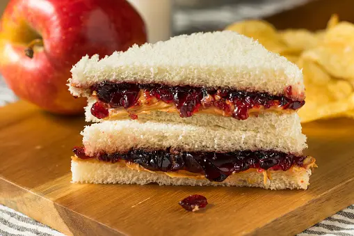 Sunflower Strawberry Sandwich