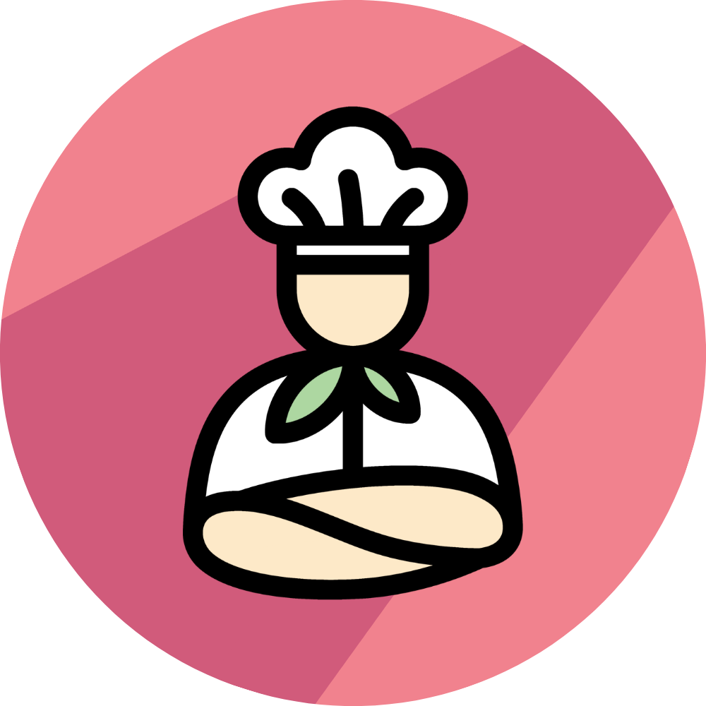 Icon of an illustrated chef